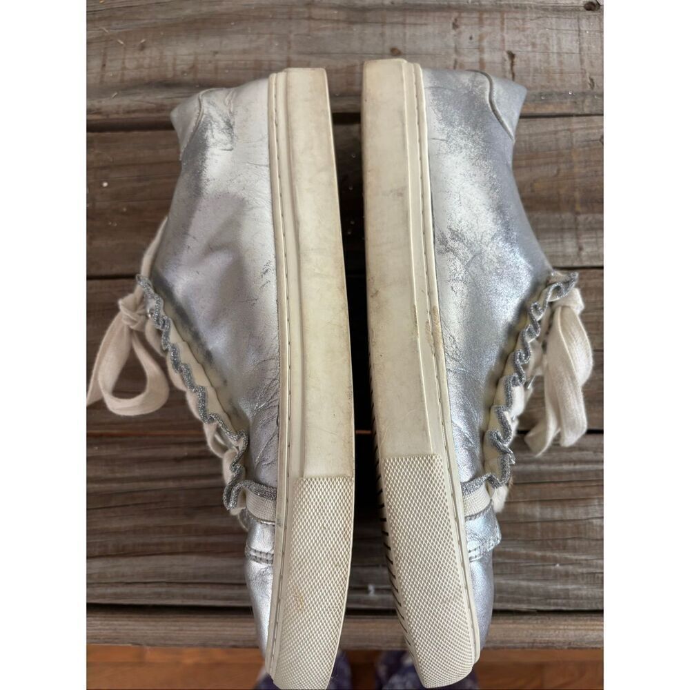 Tory Burch Silver Sneakers - Picture 7 of 7